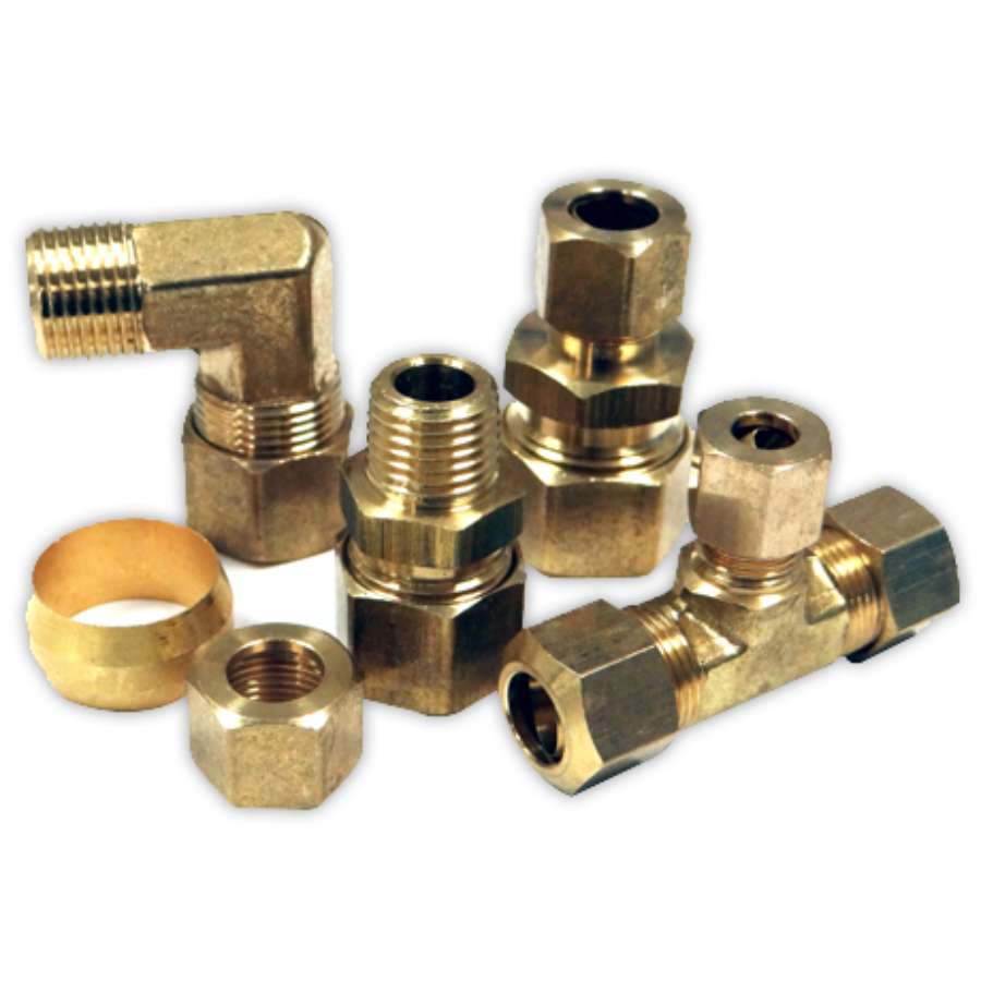Brass Flared Compression Fittings