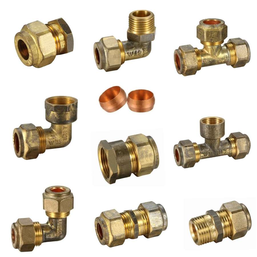 Copper Olive Compression Fittings