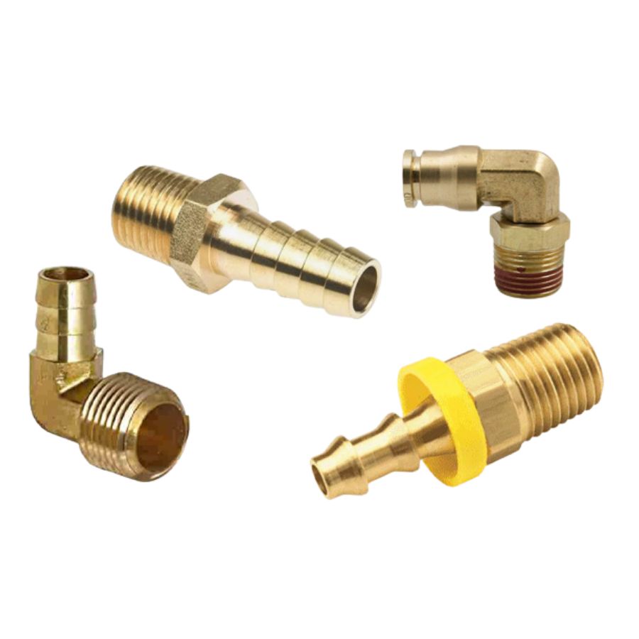 Brass Push On Hose Fittings
