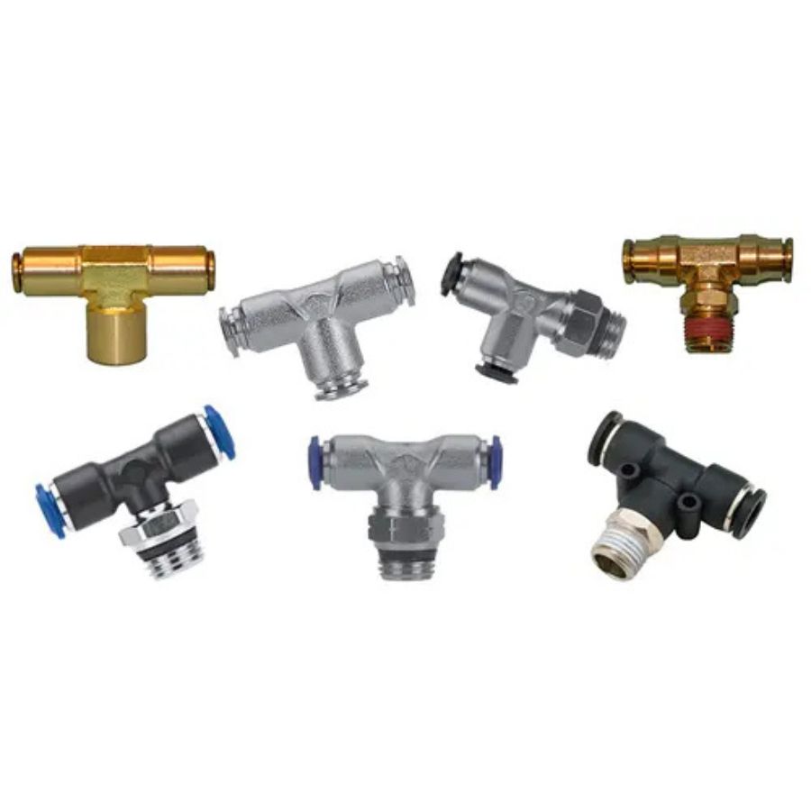 Push To Connect Tee Fittings