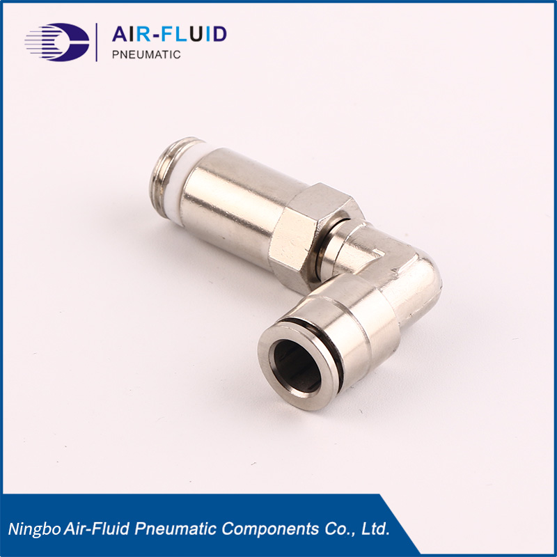 Push to Connect Fittings Long Swivel Elbow, 90° Fitting